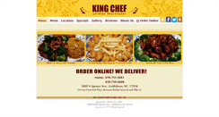 Desktop Screenshot of goldsborokingchef.com